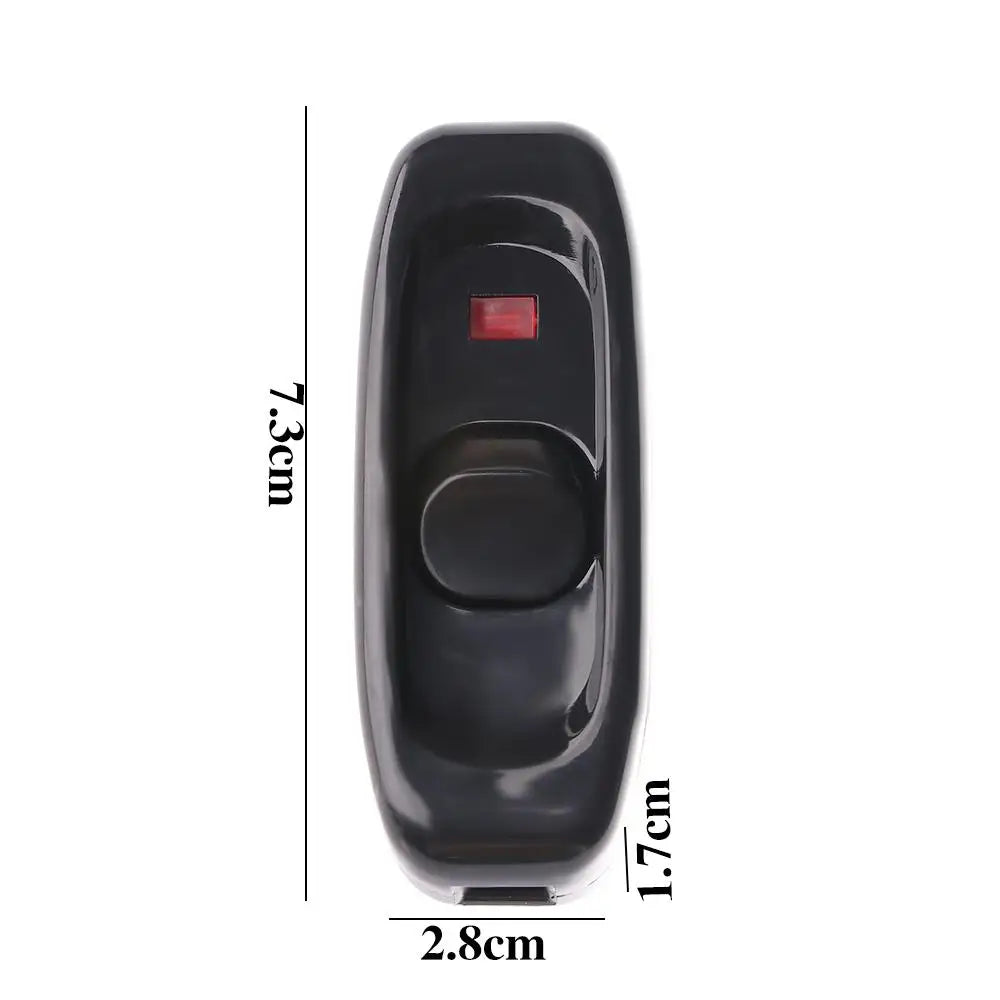 interrupteur bouton pression blanc noir moderne boutons pattes dorées câbles basse tension led