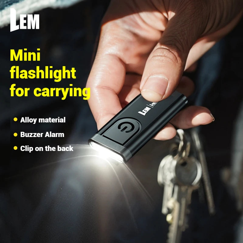 lampe torche rechargeable 5w noir intense modes clips modernes