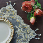 Set de table beige pour mariage