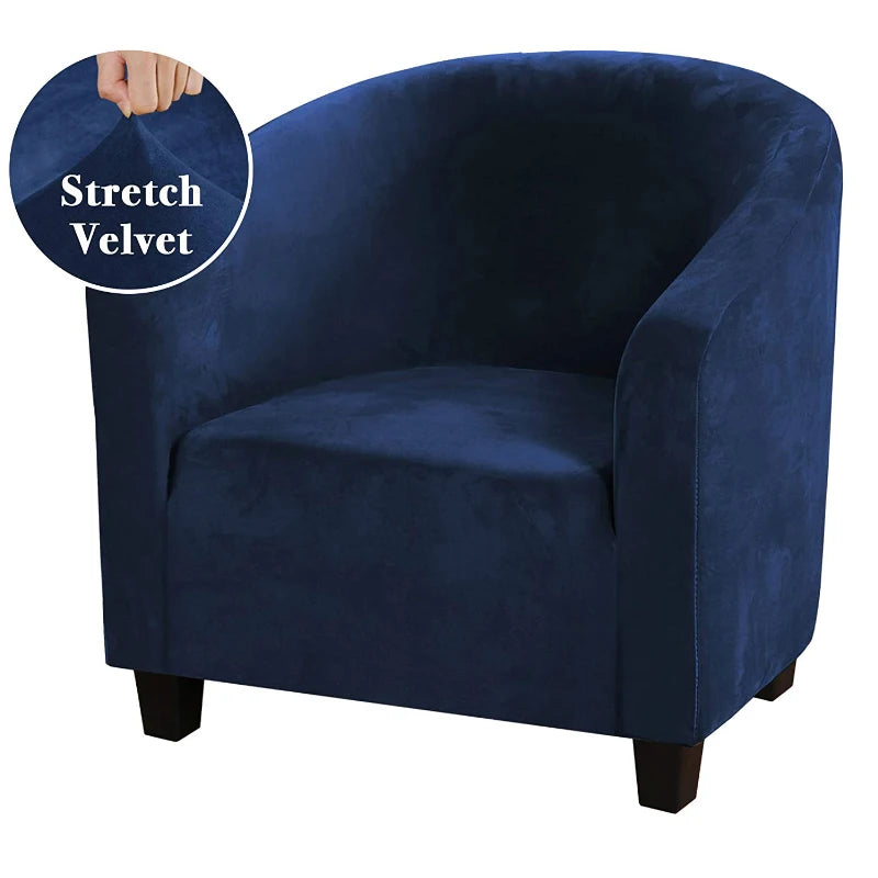 Housse fauteuil velours gris ajustable salon moderne extérieur intérieur machine laver