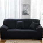 housse canapé moderne gris uni polyestère antibruit coussin lavable machine