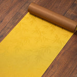 serviettes table chinoises classiques fleurées opaques bleu clair marine marronclair marronn foncé 150cm 200cm