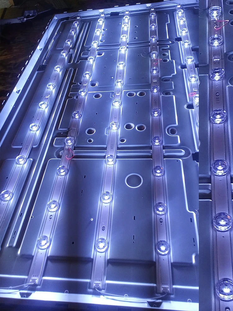 bande lumineuse led blanc ronde transparente moderne connecteurs yeuxiaux