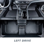 tapis sol noir rayures horizontales surface rugueuse pratique résistant nissan navara d23 tekna np300