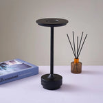 lampe moderne or noir gris rechargeable tactile led acier poli chambre coucher