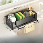 organisateur vaisselle moderne portable pliable succion cups rangement vaisselle nettoyage multifonctionnel