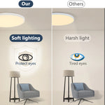 plafonniers led rgb modernes télécommande app bluetooth couleurs variées texture nid d'abeille intérieur maison