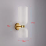 lampes murales modernes minimalistes verre transparent noir doré gris blanc