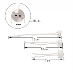 adaptateur électrique led gu10 mr16 câble blanc 10cm 15cm moderne