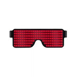 lunettes led rouges bleues vertes modernes technologiques occasion fête anniversaire mariage noël