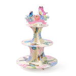 décoration gâteau papillons fleurs rose violet blanc doré piquet anniversaire mariage fête enfants