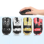 souris gaming noire or motif moderne caoutchouc sportif