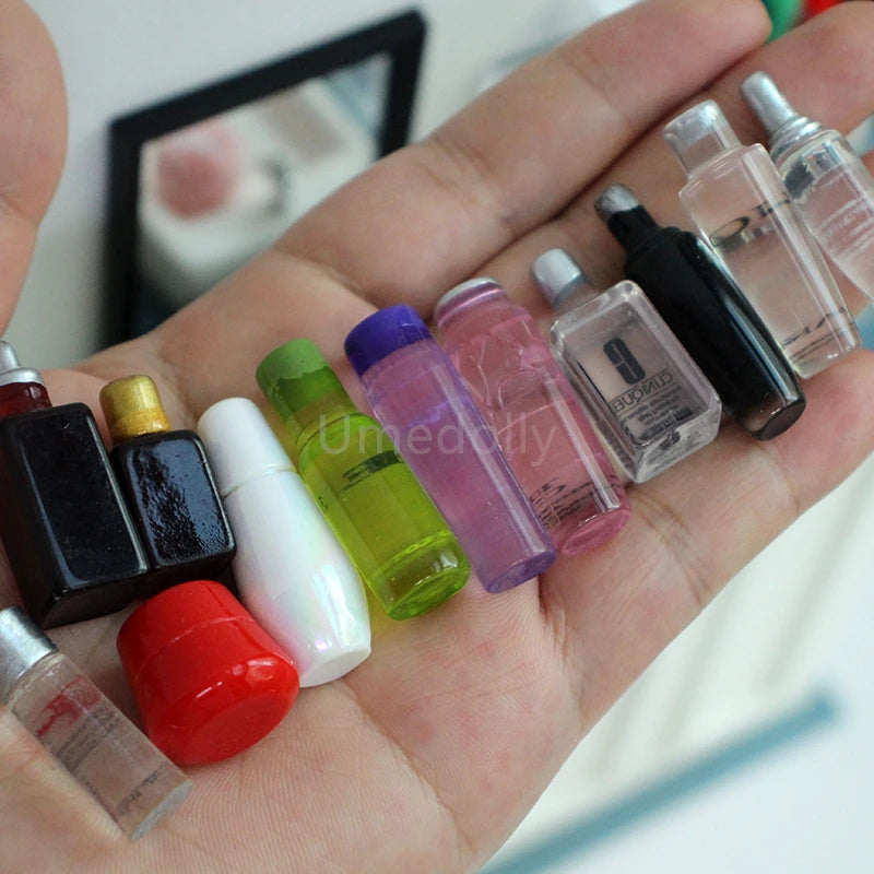 miniatures produits soins personnels rose blanc motifs fruits coeurs cartoon mignon ensemble ACCESSOIRE POUPEE