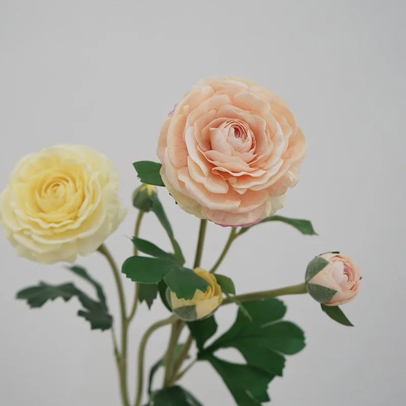 Effet lotus des fleurs pivoine artificielles haut de gamme