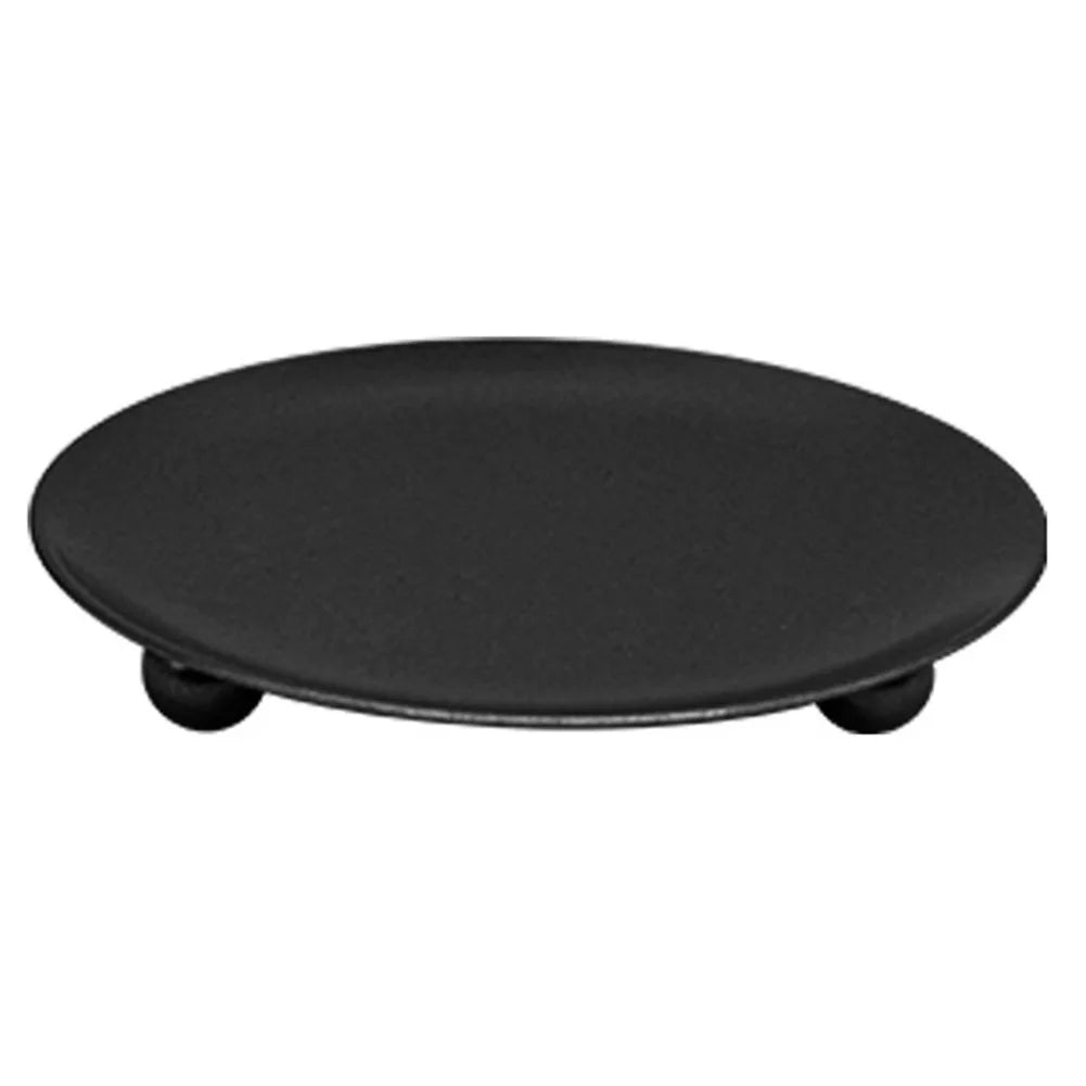 Support bougies moderne noir doré décoration maison 13x18cm