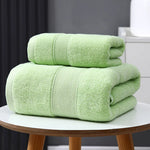 serviette bain coton rayures horizontales absorbante séchage rapide grande maison sport