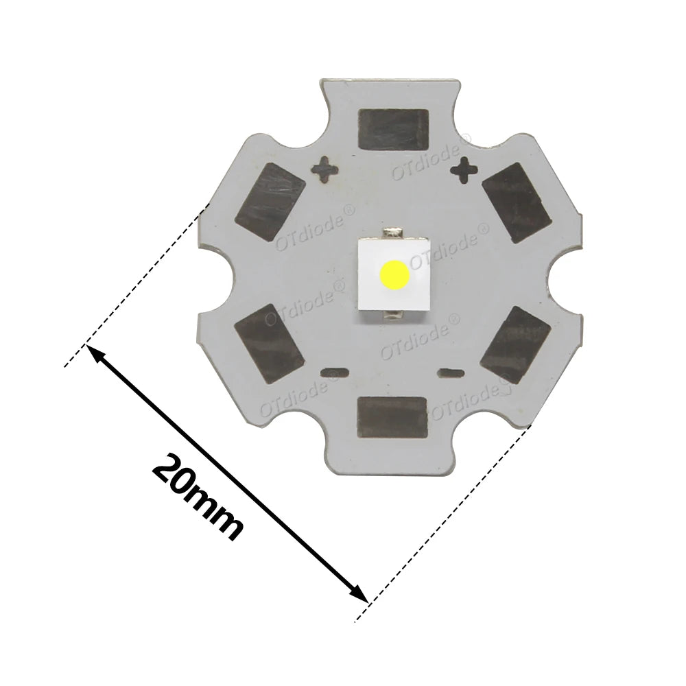 LED chip blanc haute puissance 3W 5W 16mm 20mm PCB moderne
