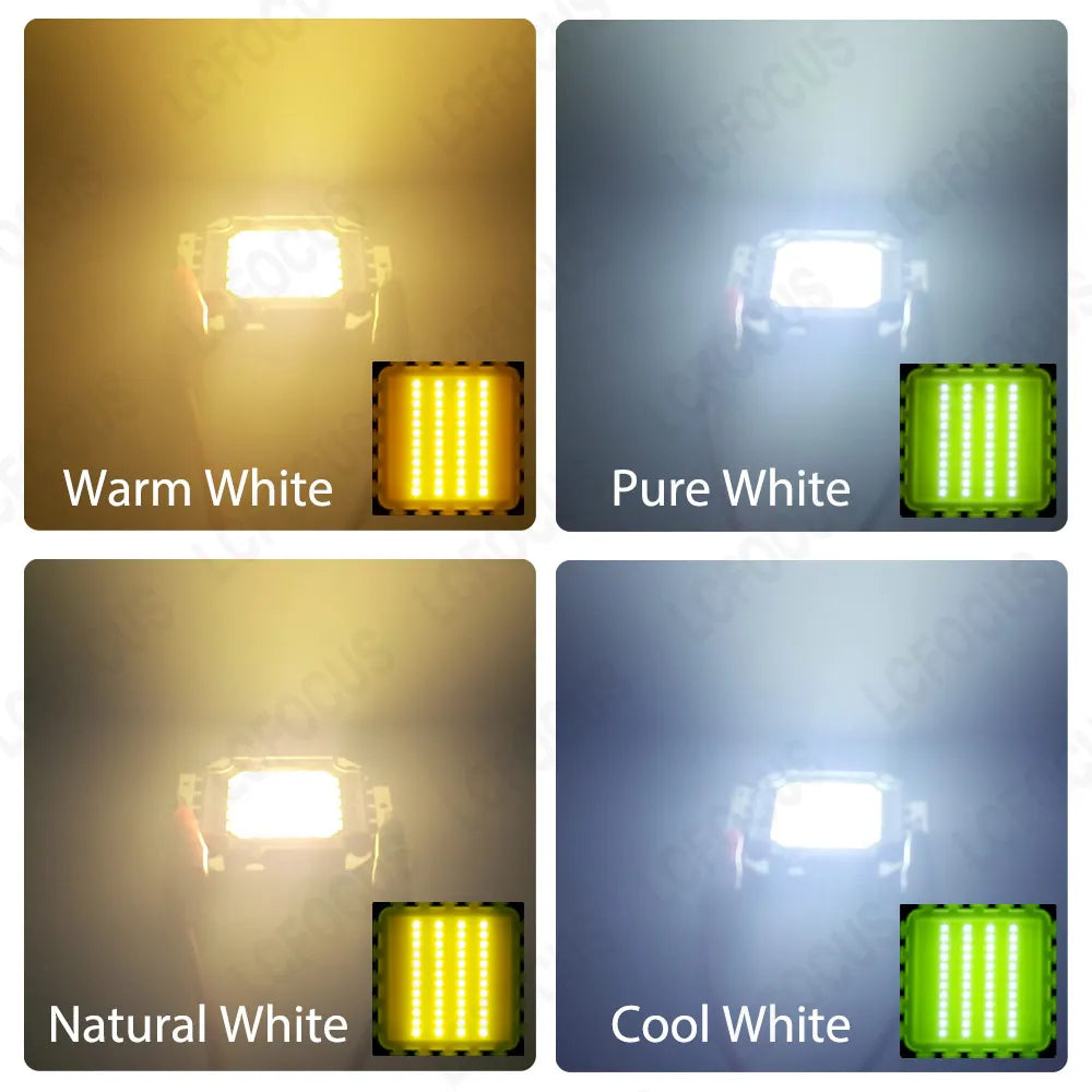 puce led 10w 20w 30w 50w blanc pur 2700k 6000k modernes hautes puissances 12v