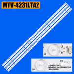 bande rétroéclairage led blanc rondes translucent moderne téléviseur compatible haier fixations connecteurs