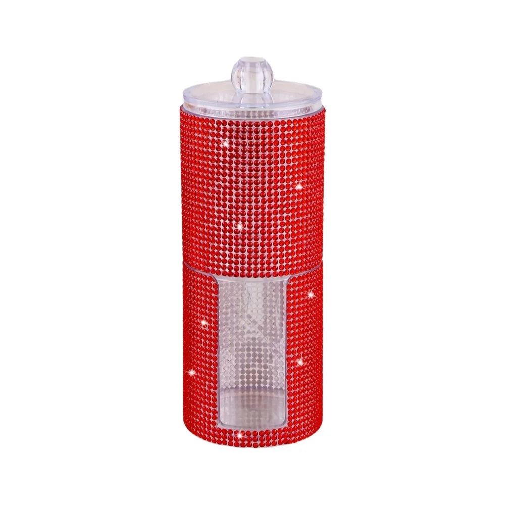 boîte bijoux strass moderne noir rose multicolore élégante réutilisable sans bpa opaques