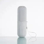 organisateur brosse dents portable rose blanc gris vert rayé moderne imperméable eco friendly PVC
