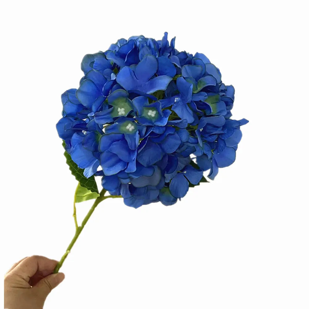 décoration florale hortensia artificielle bouquet bleu rouge moderne intérieur mariage anniversaire fête