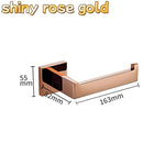 accessoires salle bain or rose moderne porte serviettes mural fixations métal