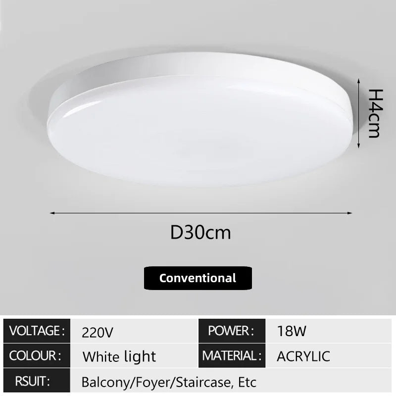lampe moderne détecteur infrarouge led blanc flux lumineux élevé facile.surface montée garantie an