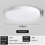 lampe moderne détecteur infrarouge led blanc flux lumineux élevé facile.surface montée garantie an