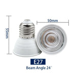 Ampoule LED E14 E27 GU10 MR16 6W 250 lumens blanc moderne 25000h opacité chambre