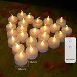 bougies led sans flamme décoration mariage élégantes motifs floraux blanc doré adhésives festivals fêtes