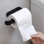 porte serviettes toilette adhésifs moderne minimaliste noir blanc texture mat opacité
