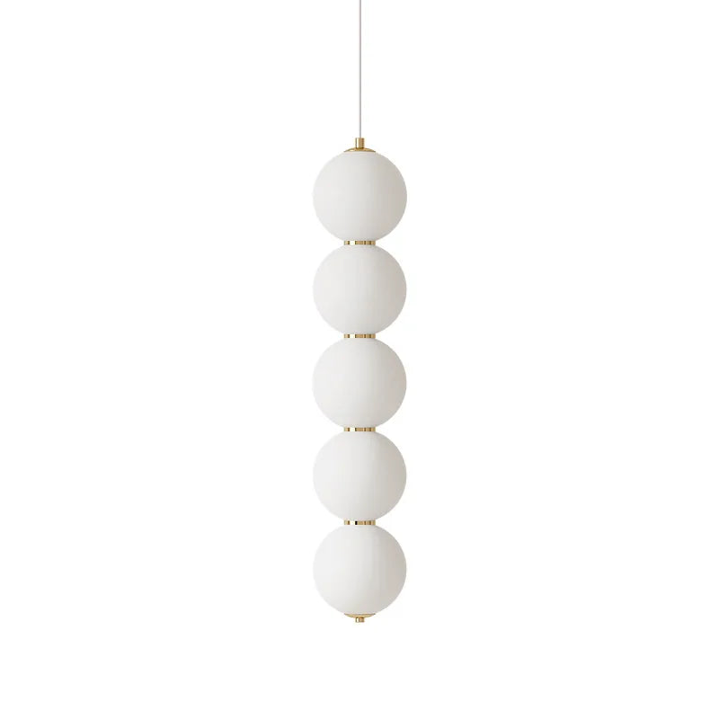 suspension moderne rondes opaques blanc salon chambre led 2000 82000lm