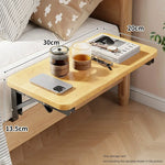 tableau chevet pliable rangement support mural moderne texture bois naturel multiple uses reusable single