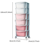 boîtes rangement empilables étages étages étages étages couleur bleue rose verte moderne roulettes transparentes