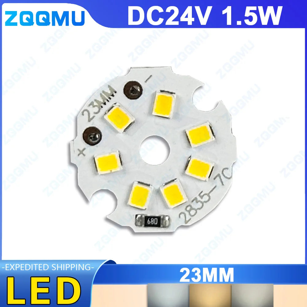 panneau led rond blanc 24v plaque lumineuse smd 2835 petite source lumière intérieur