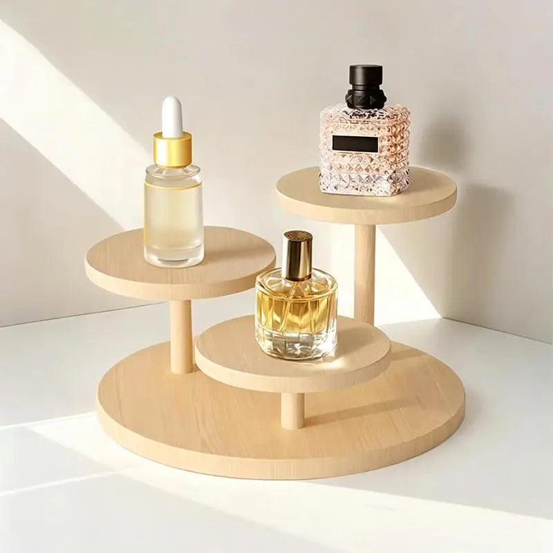 support bois naturel minimaliste haute 17cm parfum huile essentielle bougies cactus livres