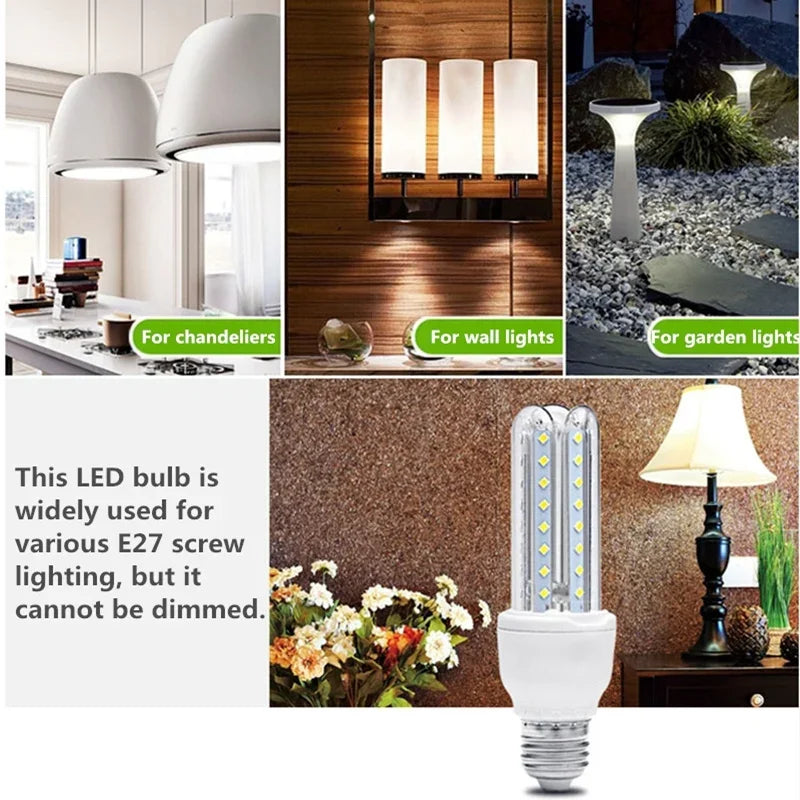 ampoule led maïs e27 blanc chaud haute puissance éclairage intérieur salon moderne compact