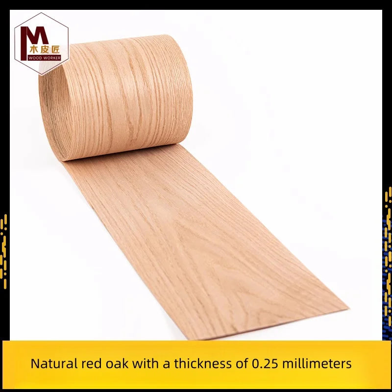 placage bois rouge chêne naturel rayures décoration maison diy craft artisanal