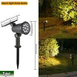 spot lumineux solaire led rgb réglable moderne noir texturé imperméable ip65extérieur jardin piscine