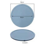 sous verres silicone modernes noir gris rose bleu vert blanc