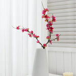 décoration mariage branches fleurs prunier roses soie intérieur anniversaire baby shower