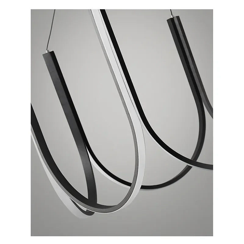 suspension lumineuse moderne or noir blanc ampoules led minimaliste contemporain semi encastrée certifications ul