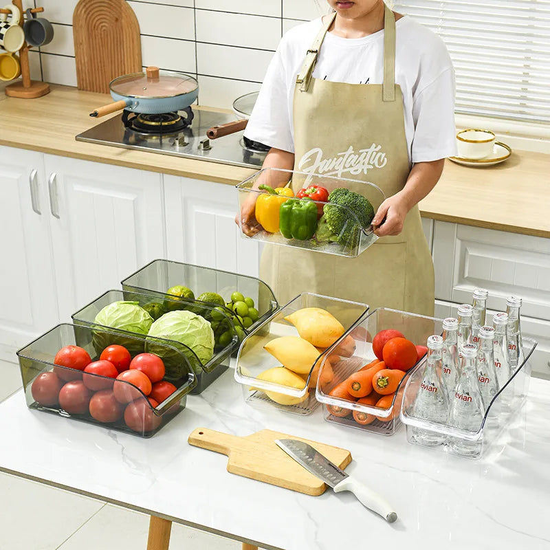 Conteneur alimentaire transparent avec design européen
