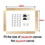cadre mural bois moderne 40x30cm 40x50cm 30x40cm peinture photo decoration intérieure