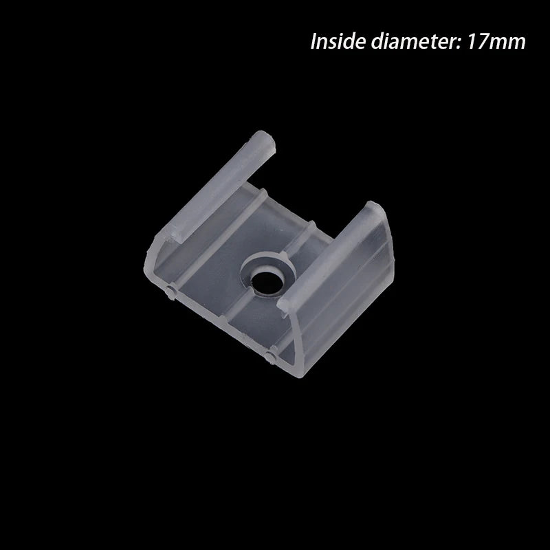 clips fixation transparent modernes vis led bande fibres 10mm 12mm 14mm 17mm 20mm