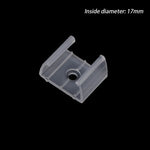 clips fixation transparent modernes vis led bande fibres 10mm 12mm 14mm 17mm 20mm