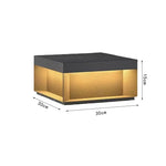 lampe solaire led moderne clôture extérieure noir mat étanche 249 flux lumineux 11w 3mètres