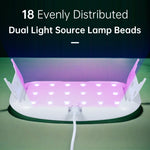 lampe uv résine led 365 395nm moderne pliable synchronisation rapide blanc rose