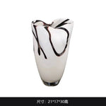 vase bol blanc noir motifs abstraits moderne décoration intérieure opaques